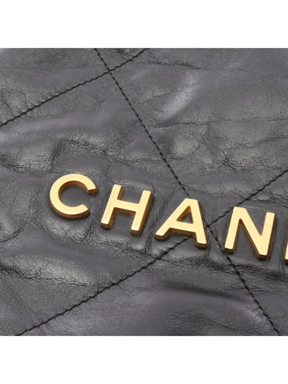 Chanel Backpack 22 Small Black Leather 22 Quilted Chain